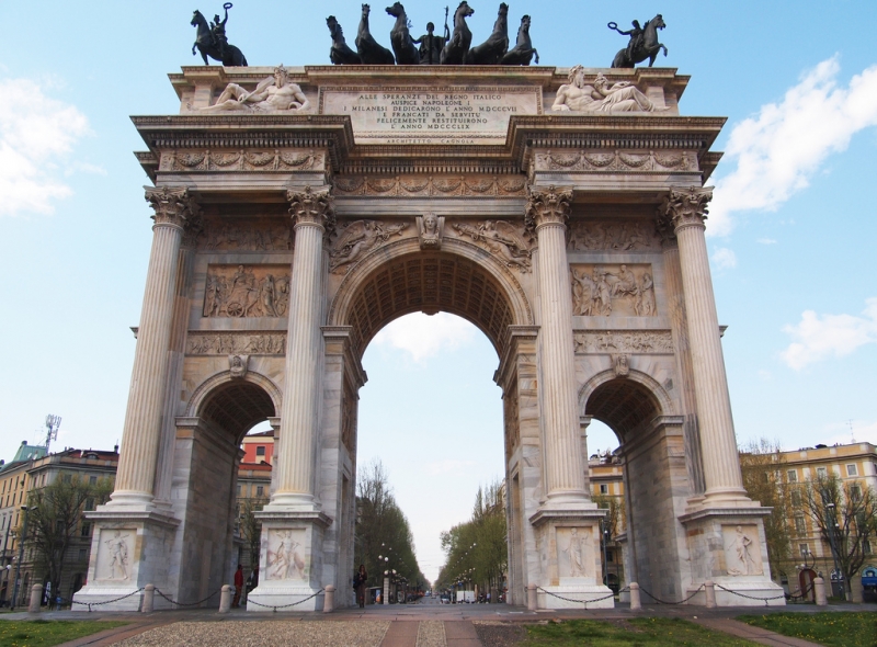 Arco de la Paz en Milán