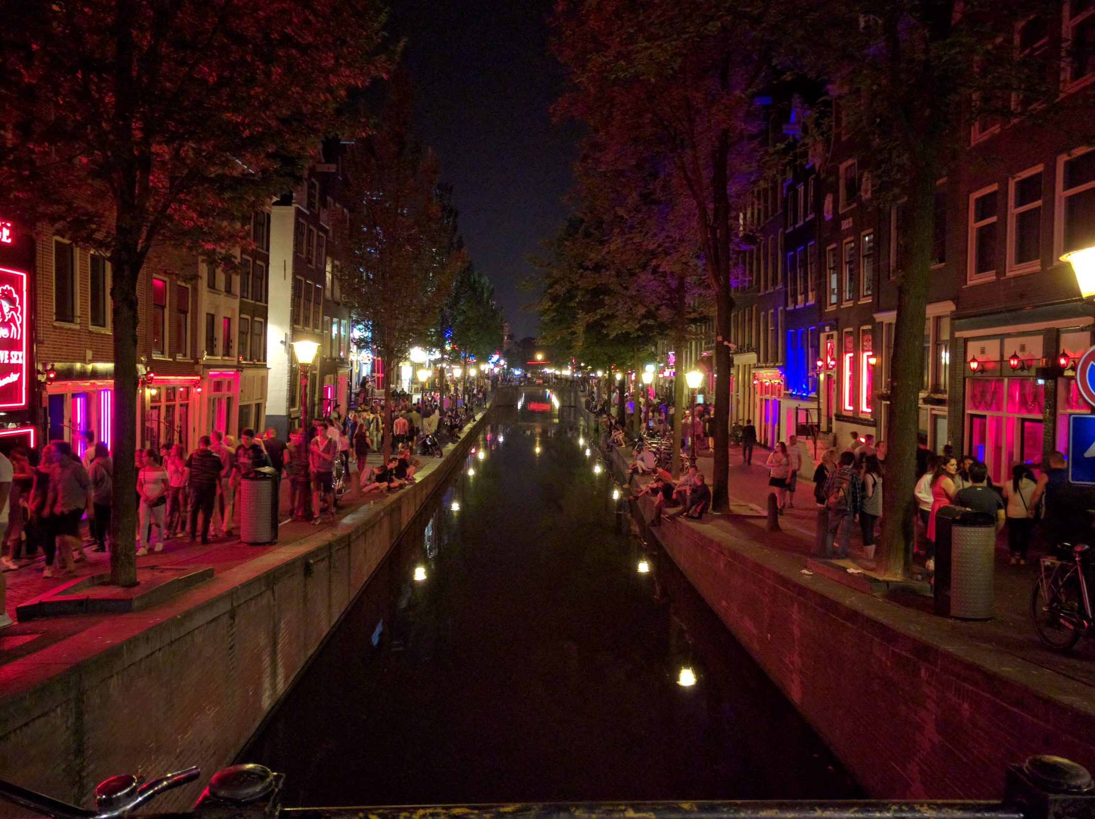 Red Light District in Amsterdam