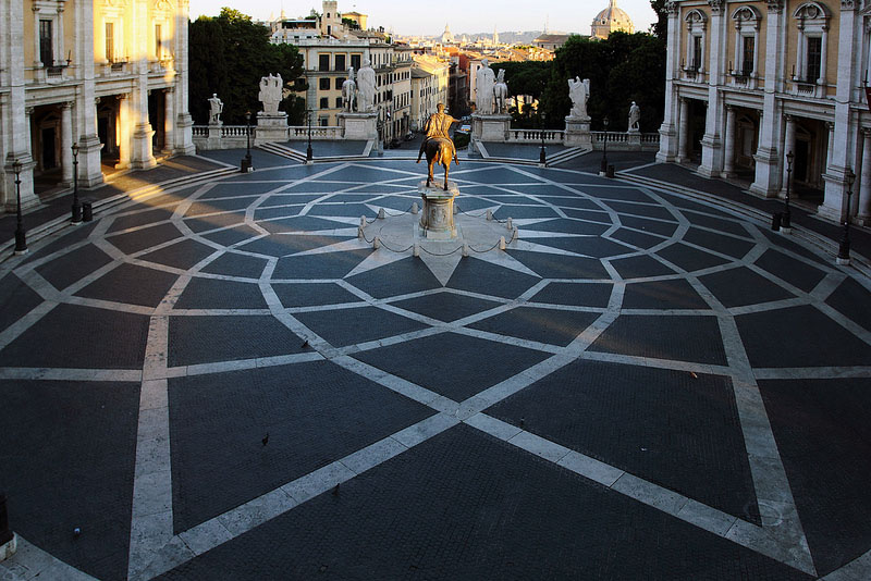 Plaza del Capitolio en Roma