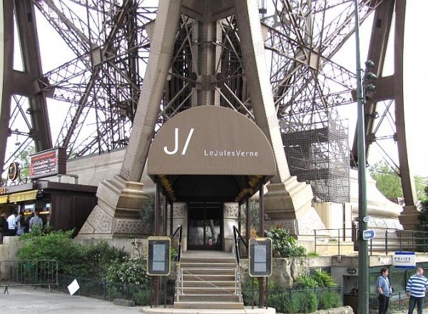 Restaurante Le Jules Verne en la Torre Eiffel en París