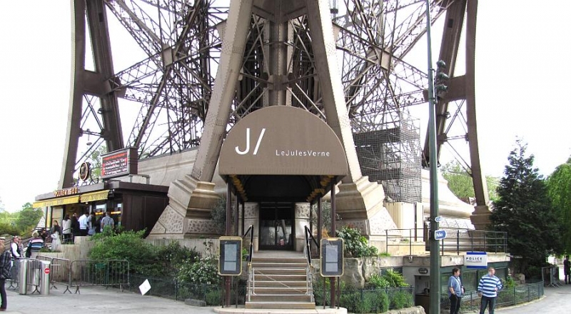 Restaurante Le Jules Verne en la Torre Eiffel en París