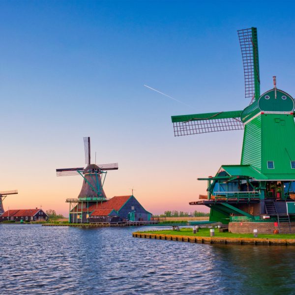 Zaanse Schans, molinos de viento en Ámsterdam