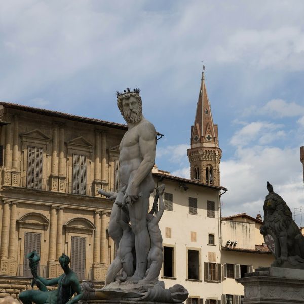 La Fuente de Neptuno en Florencia