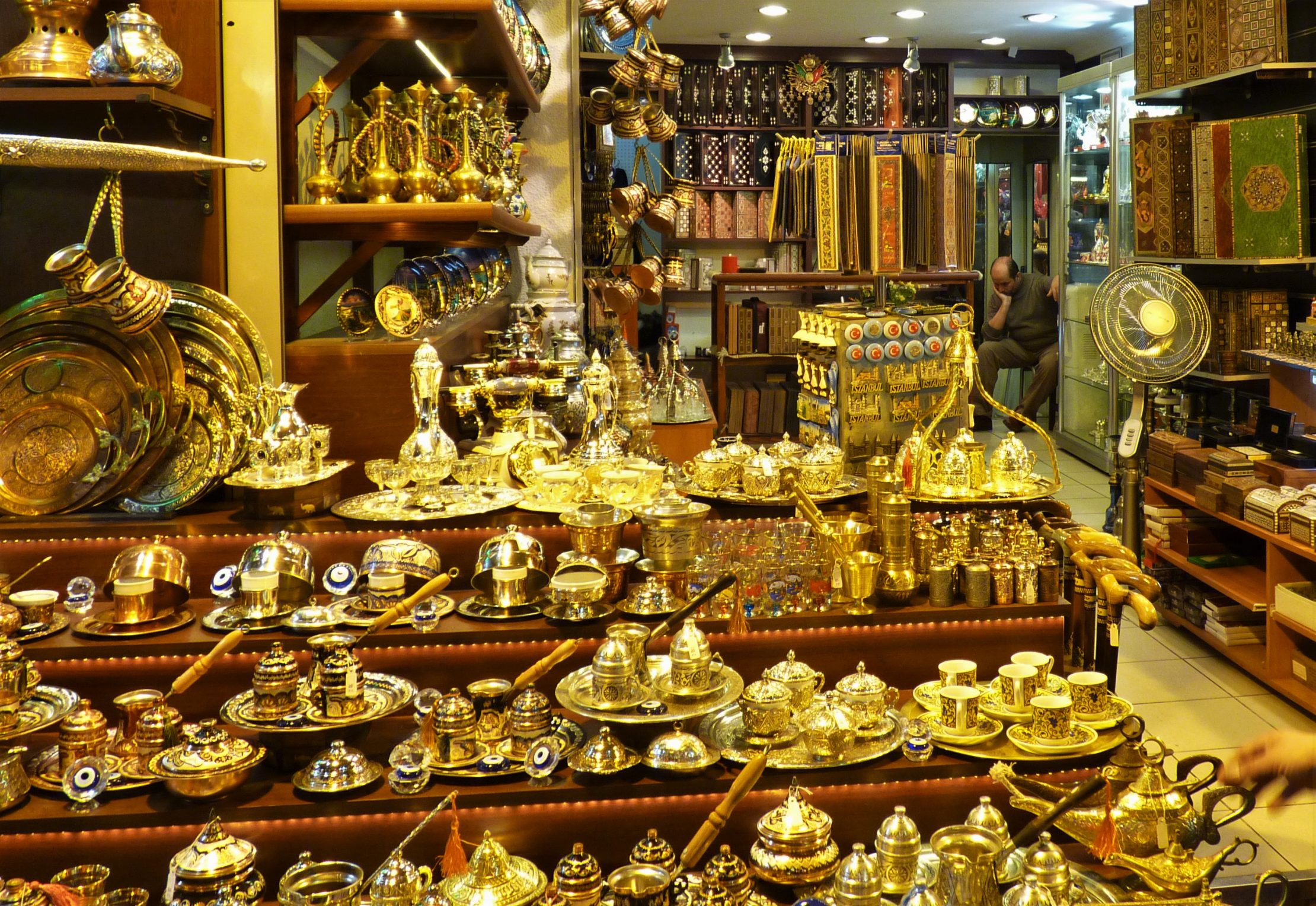 In Grand Bazaar in Istanbul