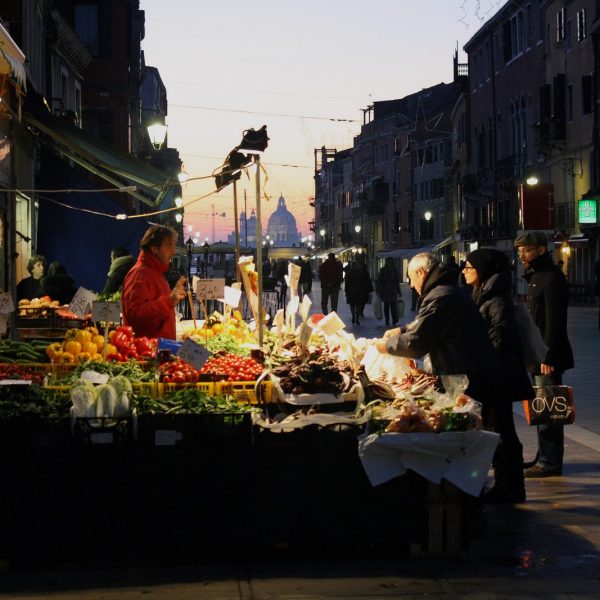 Market of Via Garibaldi in Venice