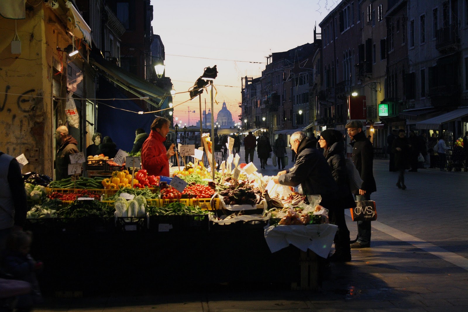 Market of Via Garibaldi in Venice
