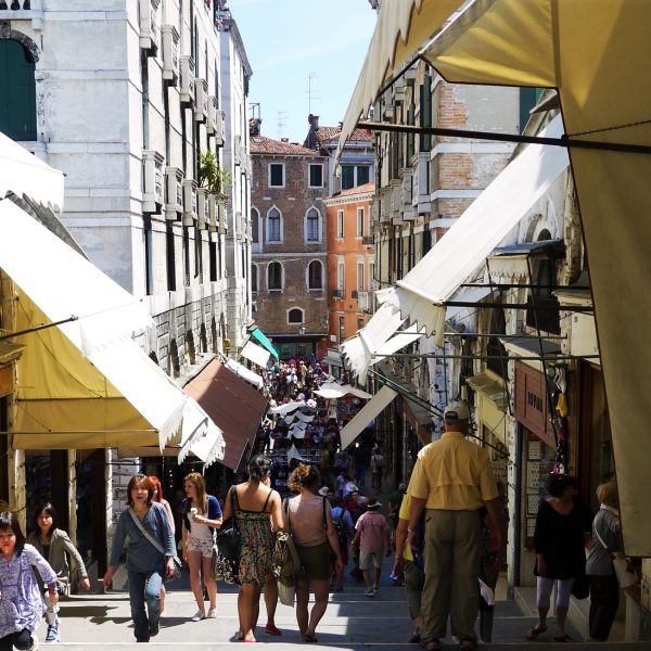 The Rialto Market in Venice