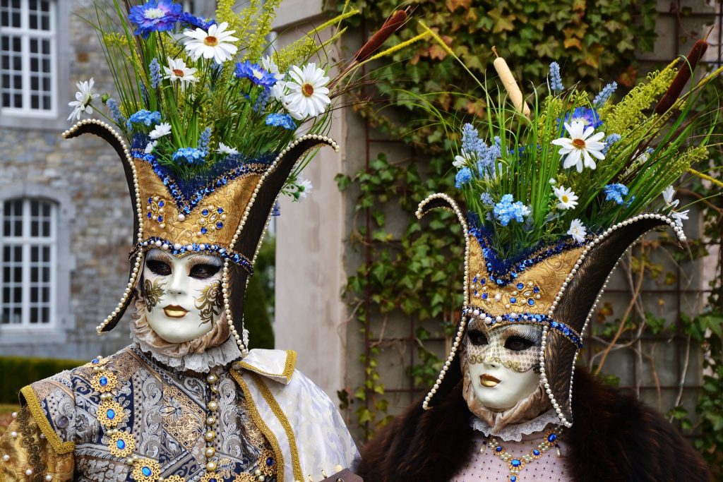 Boundless fantasy of the Venetian masks