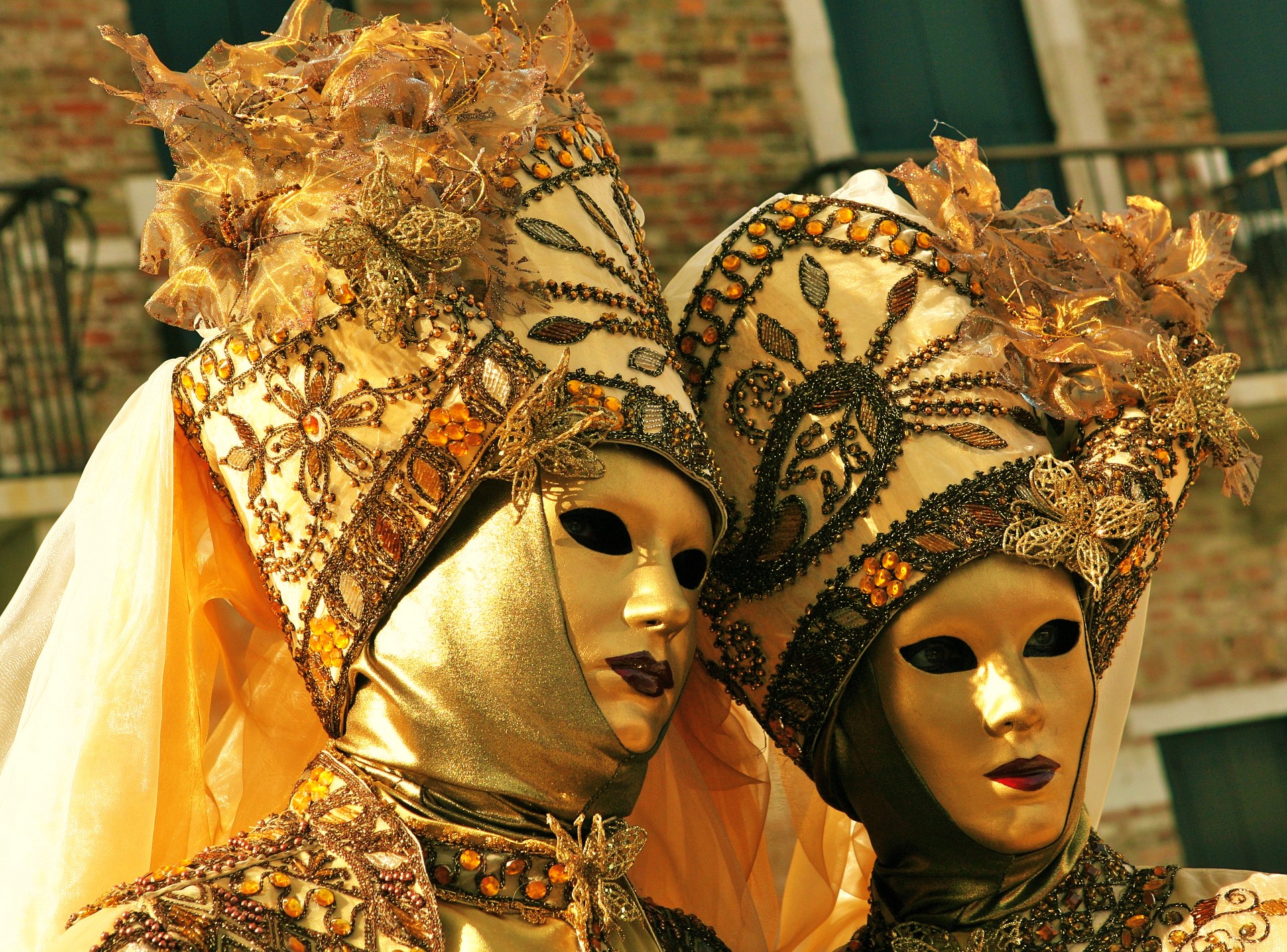 Incredibly ornate costumes and headwear