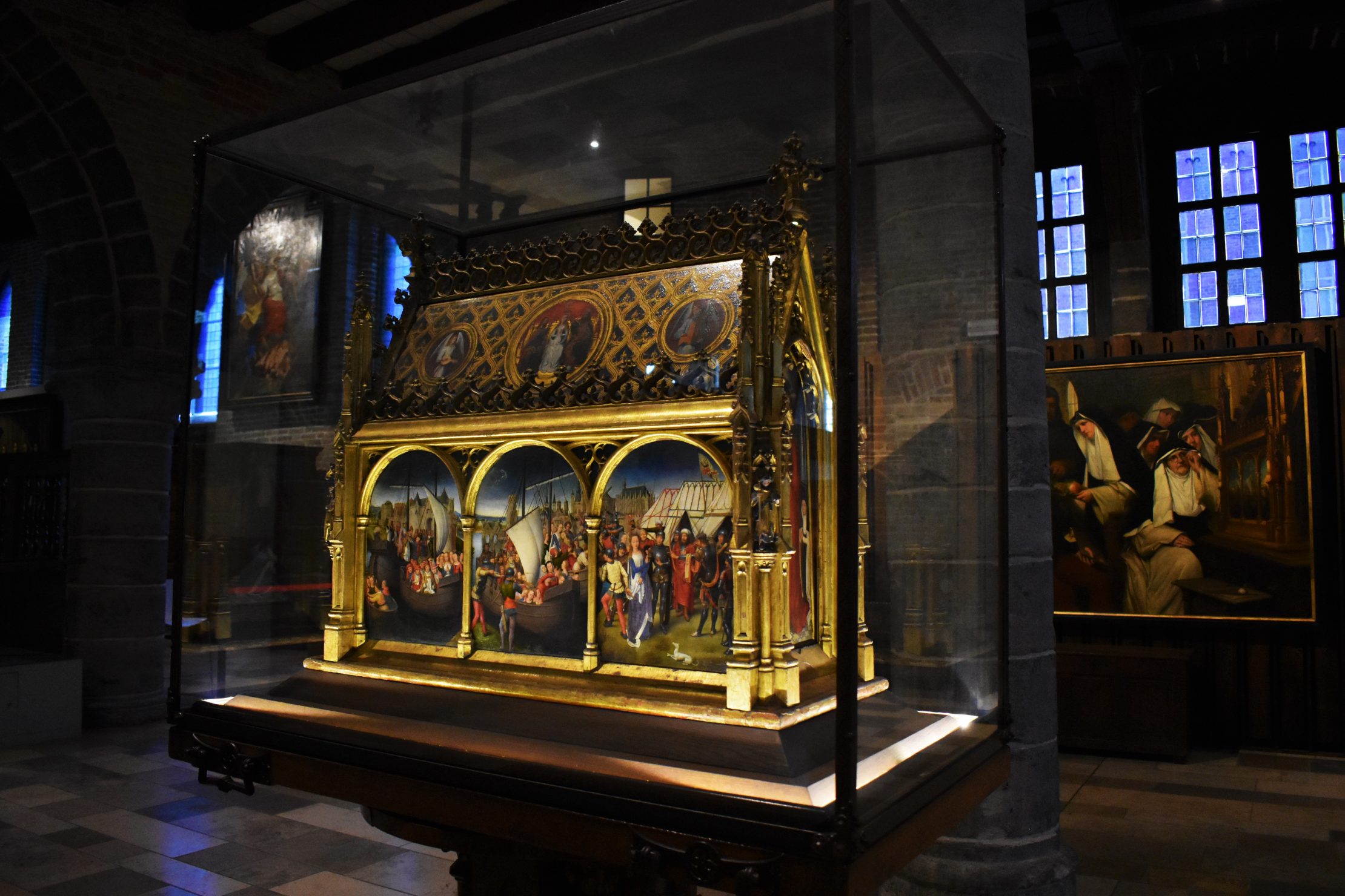 Masterpiece of Hans Memling - Shrine of St Ursula in Sint-Janshospitaal