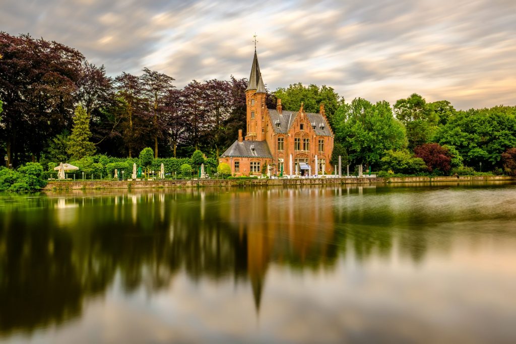 Minnewater Lake in Bruges