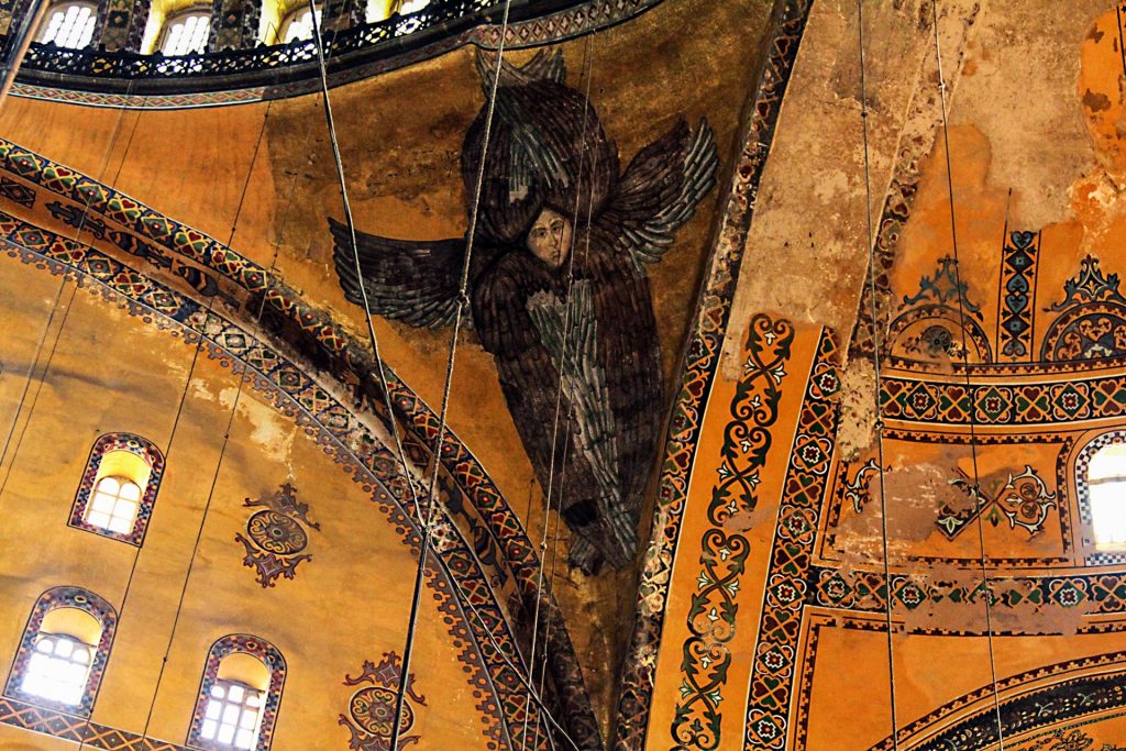 Mosaic of the Seraphim in Hagia Sophia