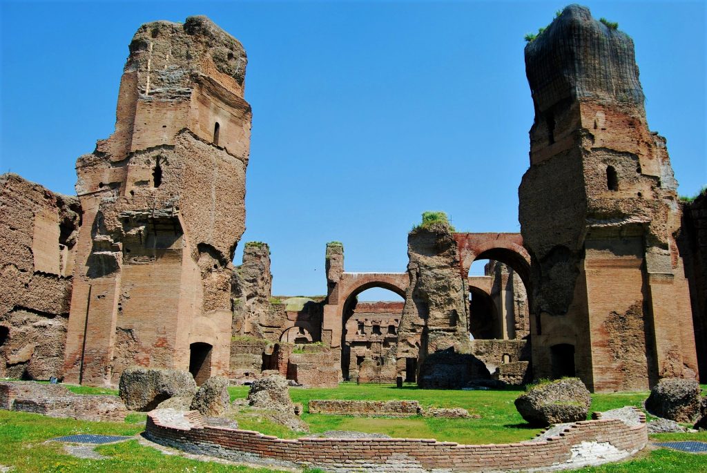 Baths of Caracalla in Rome - ancient spa complex