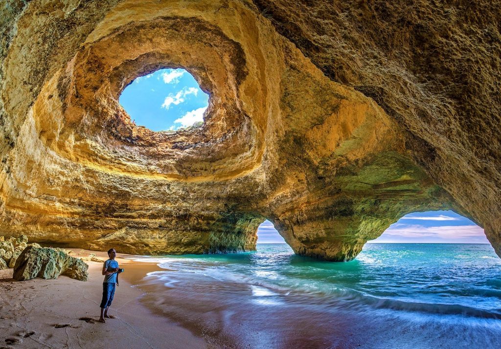 Benagil sea cave in Central Algarve is unique