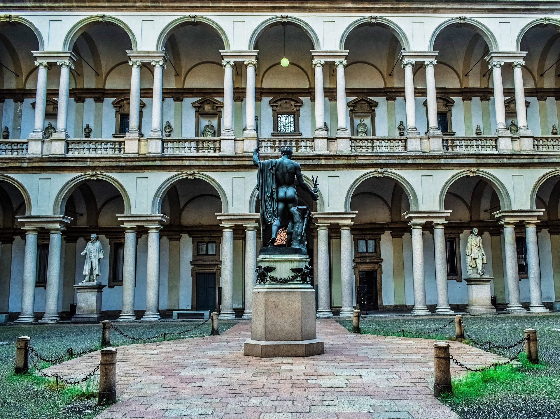 Impressive Pinacoteca di Brera - The Brera Art Gallery in Milan, Italy