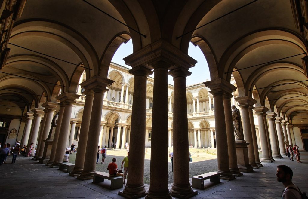 Palazzo di Brera in Milan, Italy