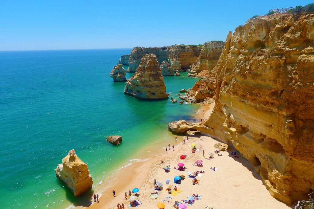 Praia de Marinha in Algarve is one of the best beaches in Portugal