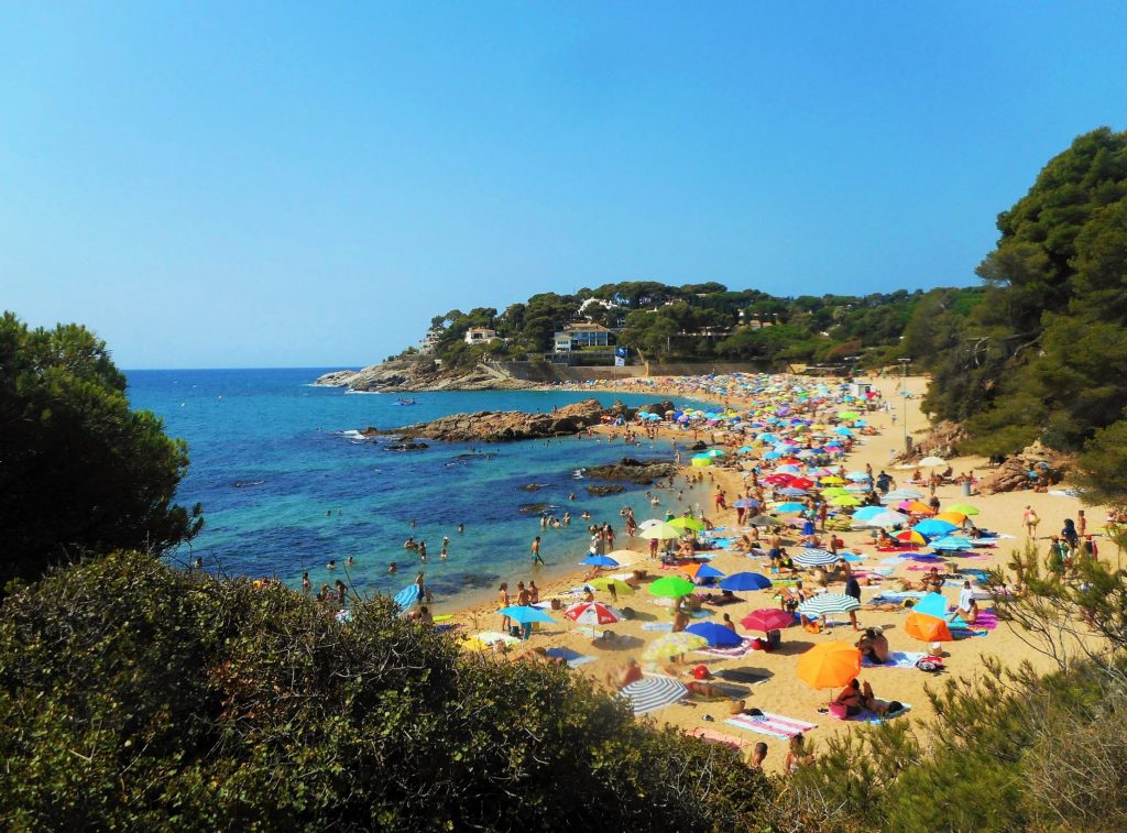 Sa Conca - even if very crowded in August, it's one of the best beaches in Costa Brava