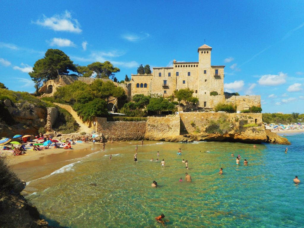Tamarit Castle - Costa Dorada - Spain - one of the best beaches in Catalonia