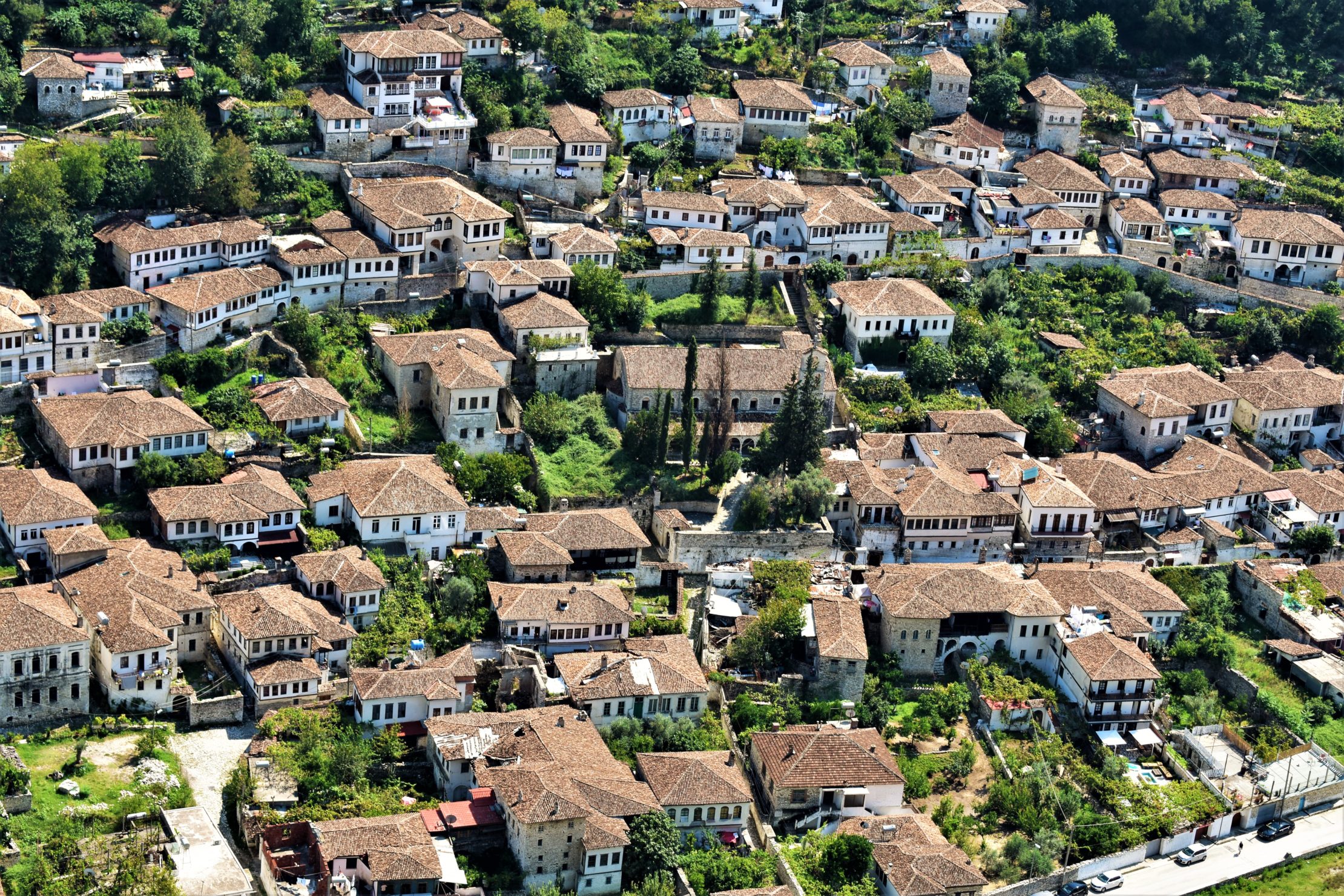 Arquitectura otomana en el Barrio de Berat