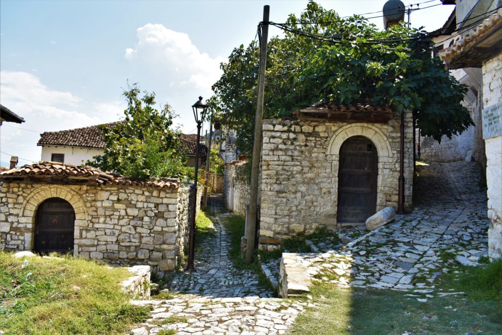 Charming old streets of Berat, Albania