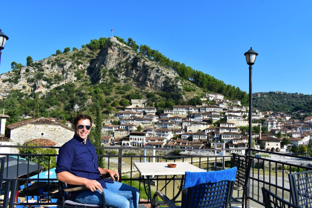 Ready for breakfast with a view? Hotel Ajka, Berat, Albania
