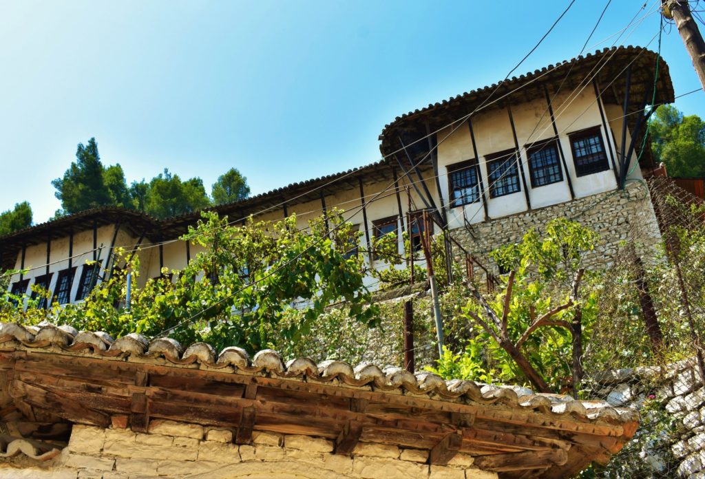 The Ethnographic Museum in Berat located in a traditional Ottoman house