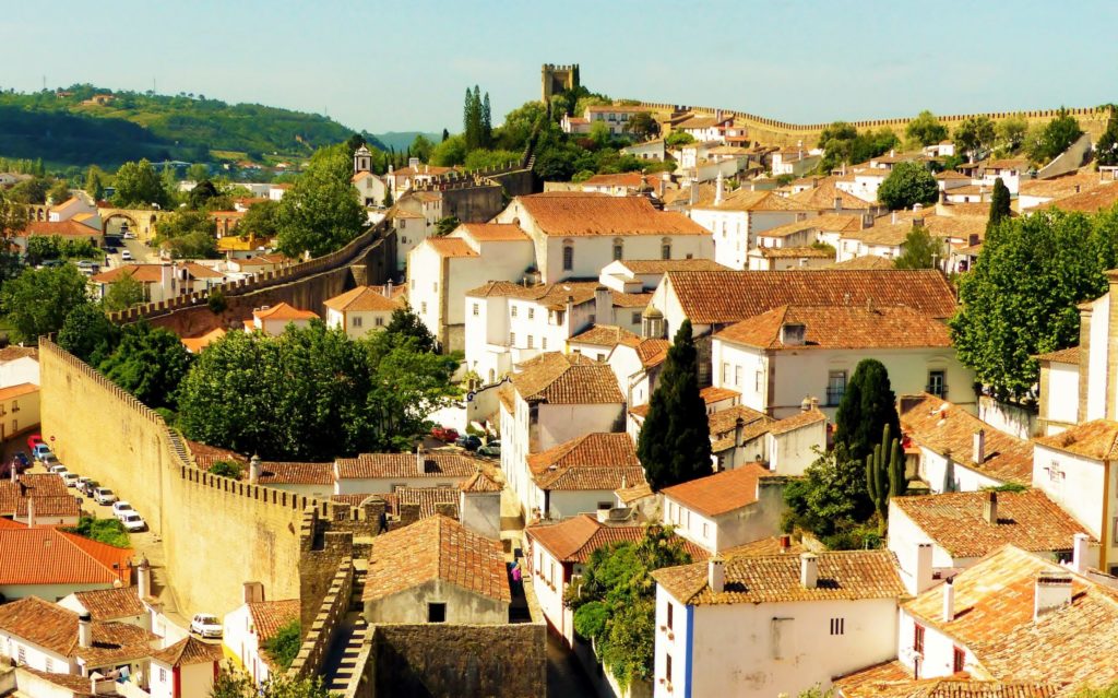 Obidos is a typical traditional Portuguese town - and it's one of the prettiest