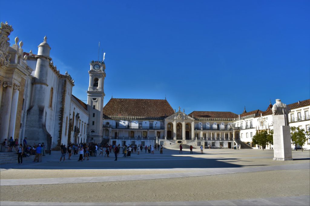 The historical complex of the University of Coimbra, the oldest in Portugal