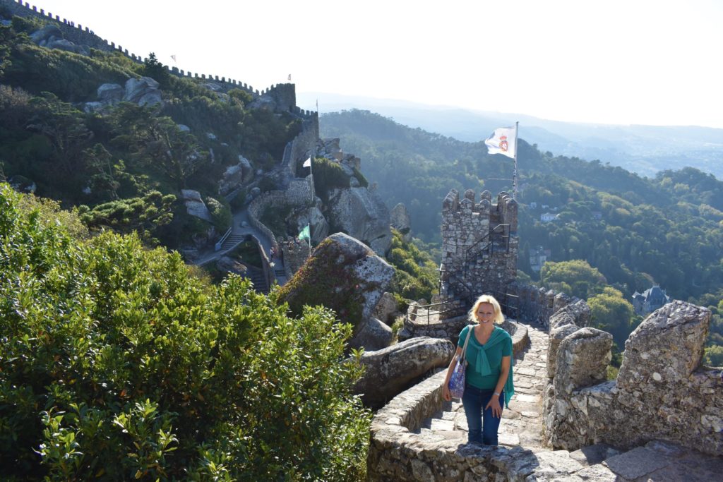 The views from the Moorish castle in Sintra are breathtaking