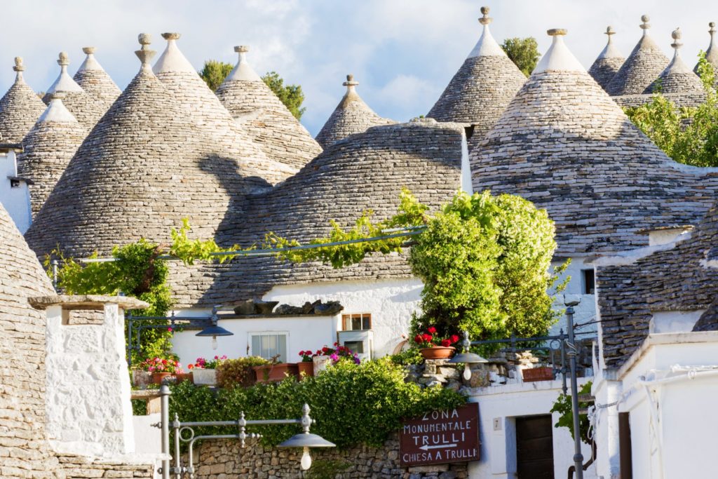 Alberobello with its fascinating trulli houses - Apulia Region, southern Italy