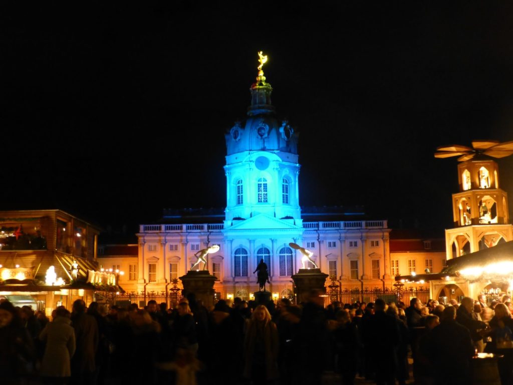 Christmas market at Charlottenburg Palace in Berlin offers a magical atmosphere