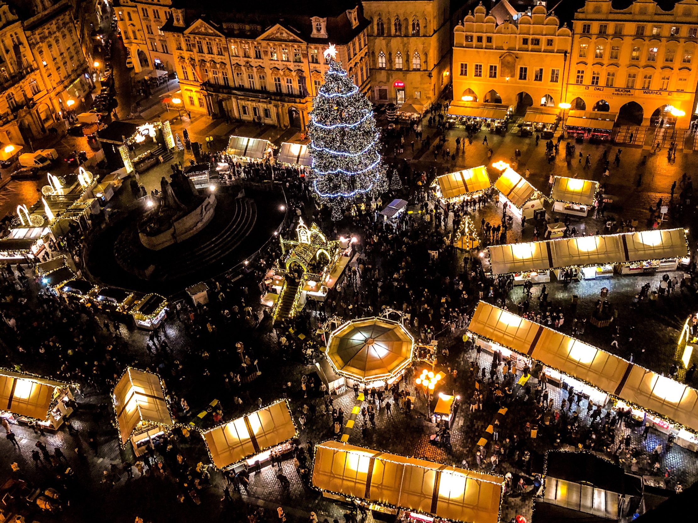 Christmas markets in Prague in Czech Republic