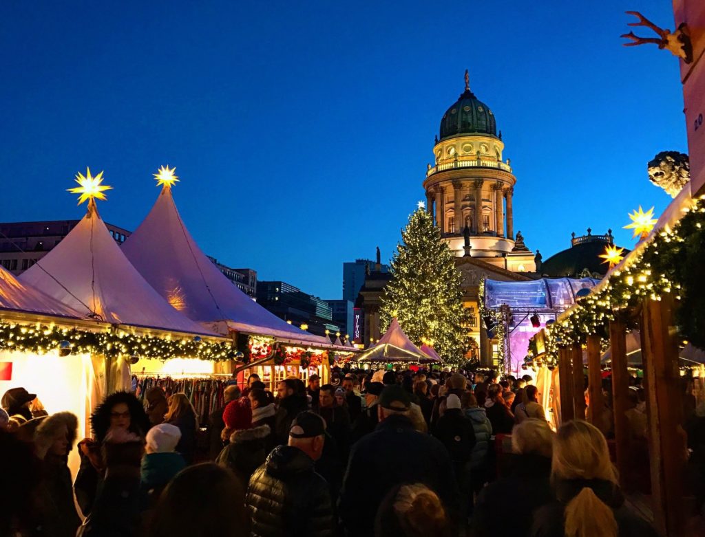 WeinachtsZauber at Gendarmenmarkt is one of the best Christmas markets in Berlin, Germany