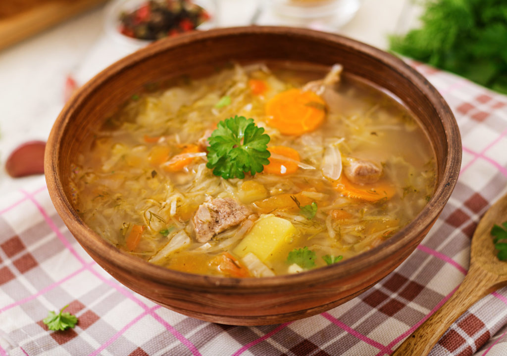 Zelňačka - Czech sour cabbage soup