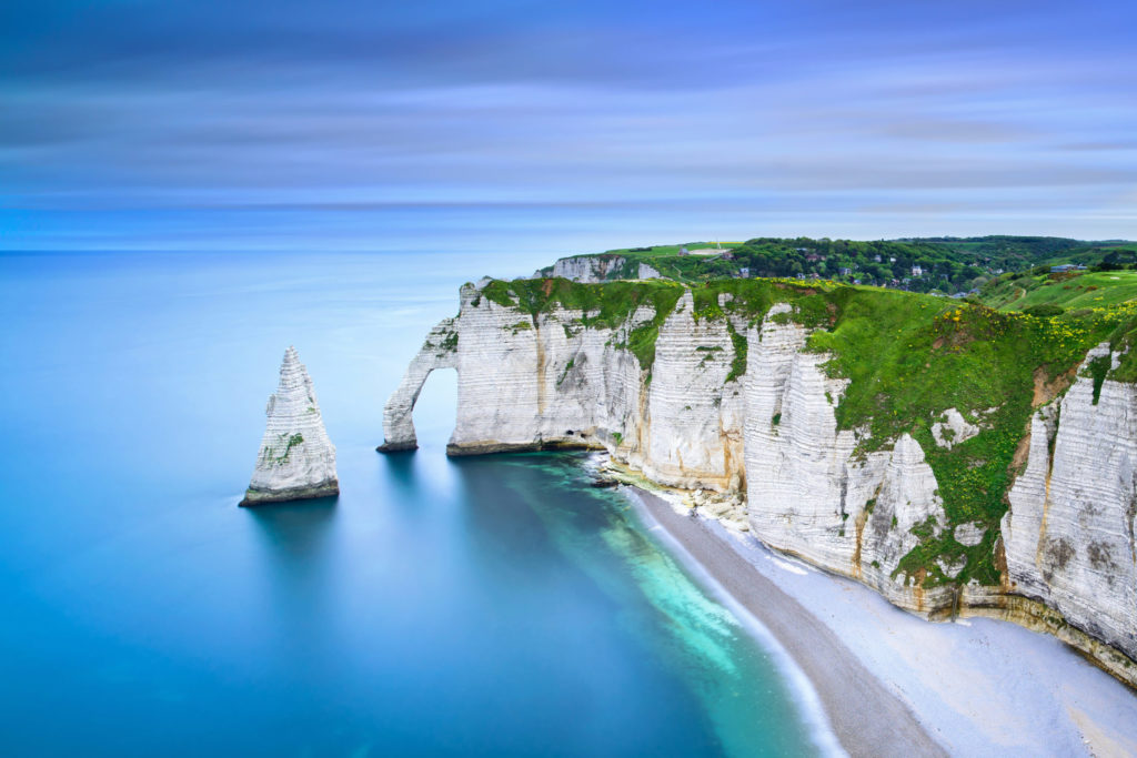 Captivating beauty of Etretat Aval cliff - Normandy, northern France