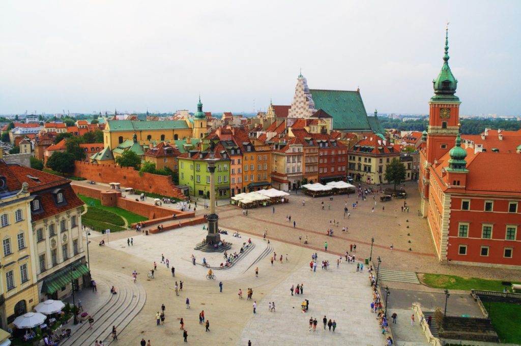 Colourful Old Town of Warsaw (UNESCO), central Poland