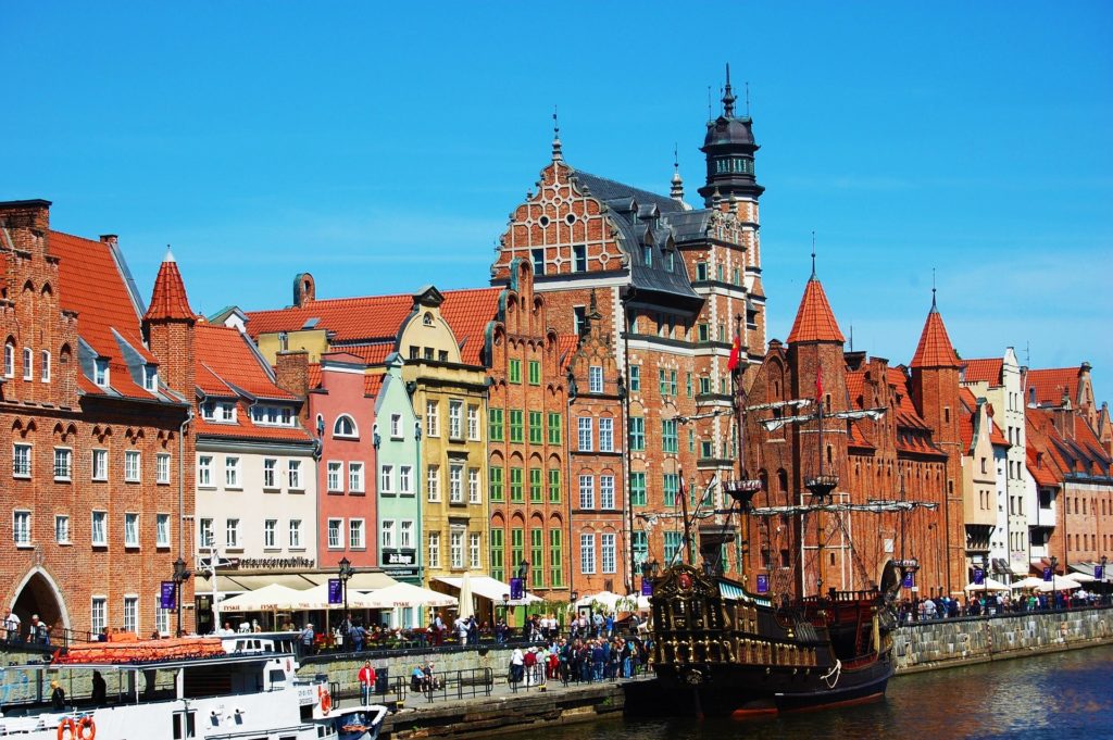 One of Poland's most beautiful cities - splendid Gdańsk by the Baltic Sea, Poland