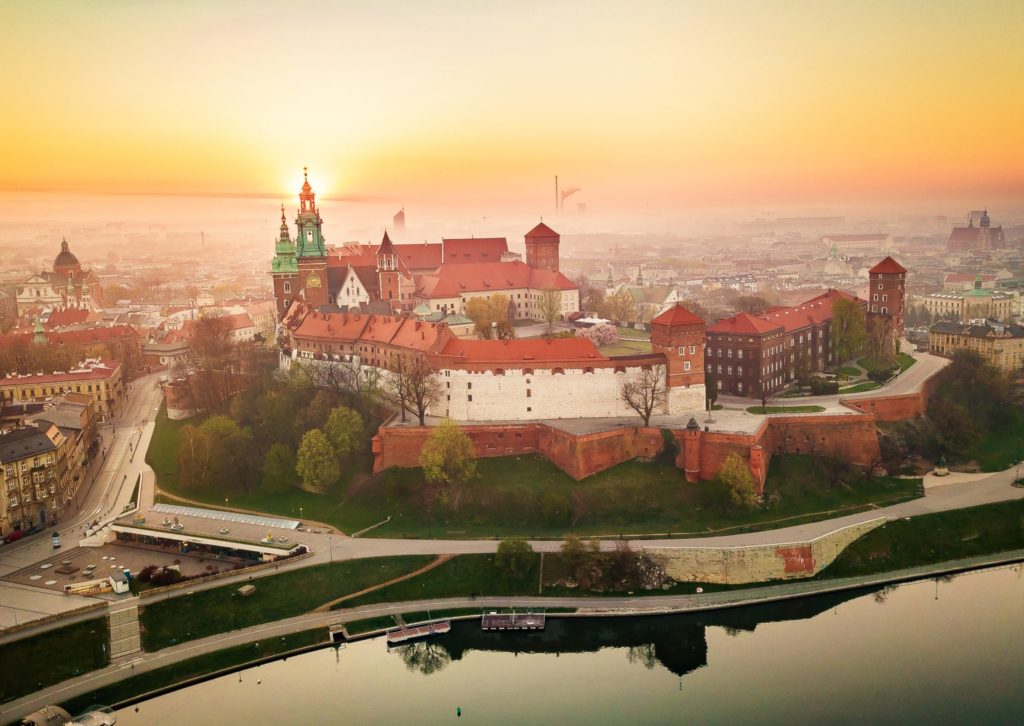 Splendid Wawel Royal Castle in Krakow is the nation's most important monument - Krakow, Poland
