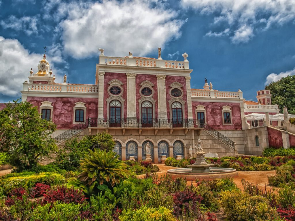 Harmonious Palace of Estoi near Faro, Portugal