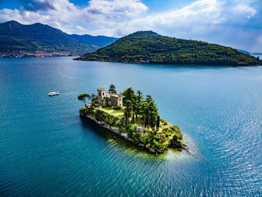 Private island - Isola di Loreto on Iseo Lake, northern Italy - Beautiful Photos of Italy