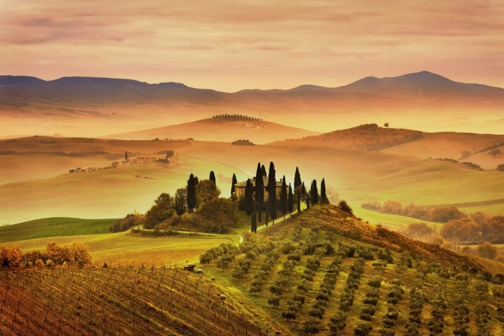 Typical Tuscan landscape - central Italy - Beautiful Photos of Italy
