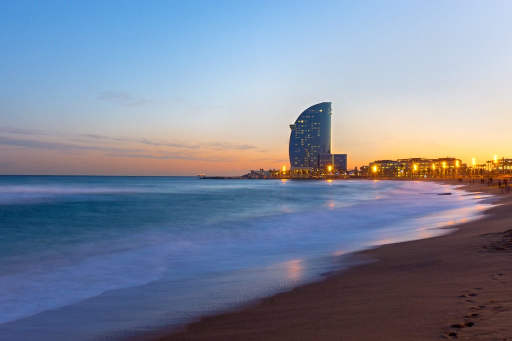 Barceloneta beach - one of the most vivid places in Barcelona - top 10 places to see in Barcelona, Spain