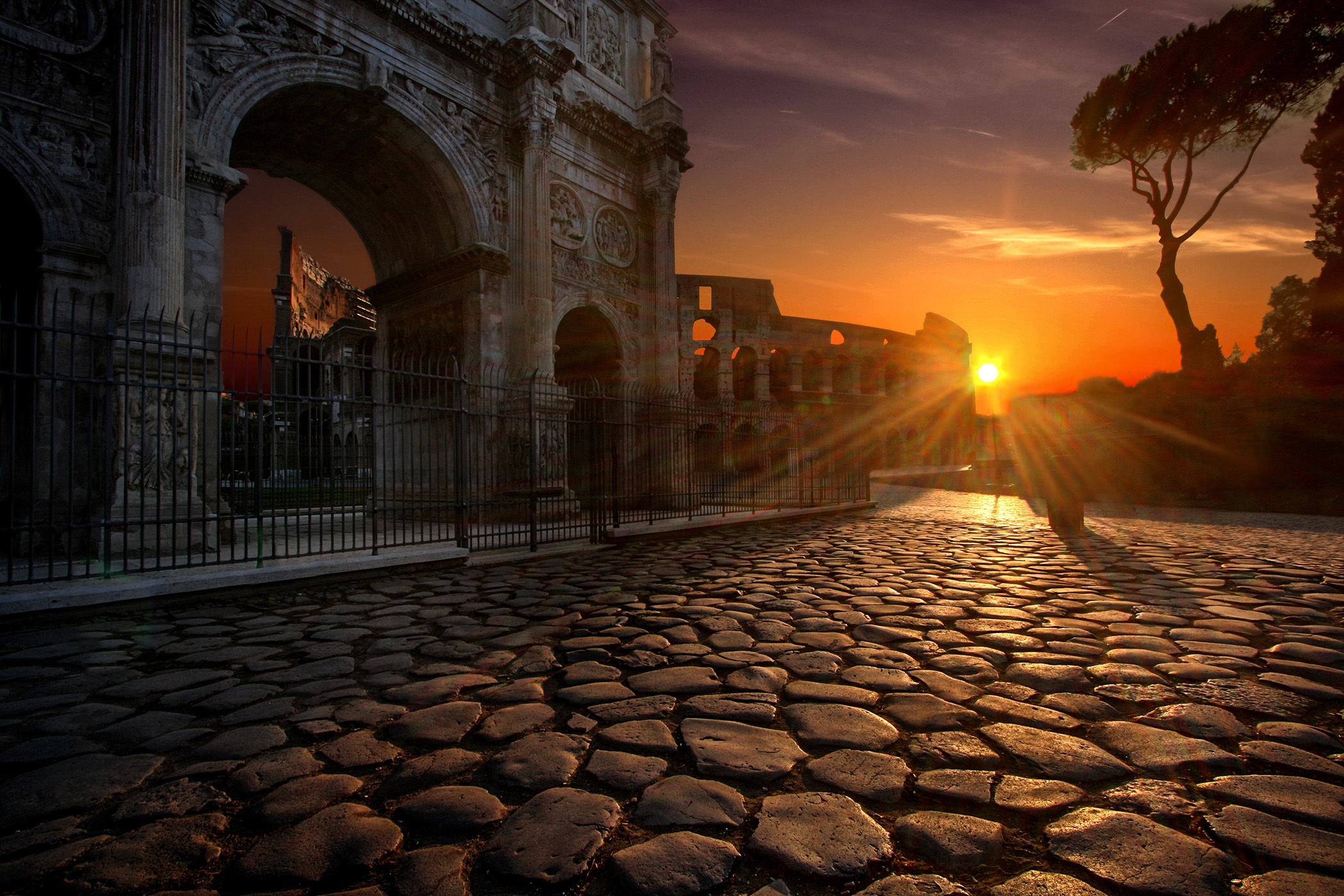 Lugares románticos de Roma, el Arco de Constantino