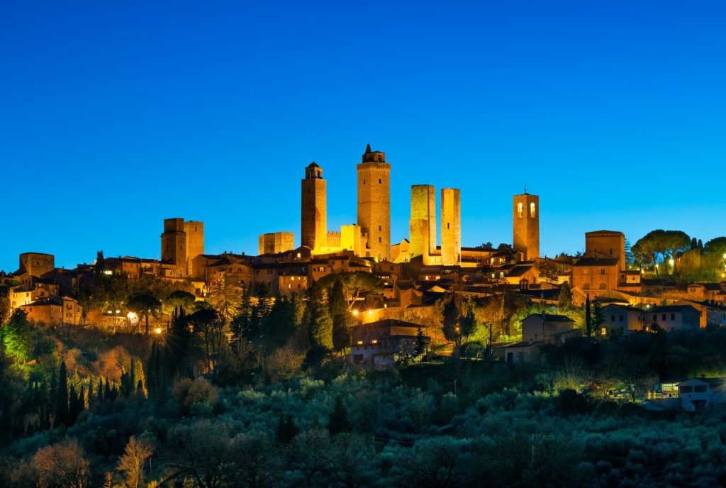 San Gimignano - The Medieval Manhattan with its unique skyline, Tuscany, Italy