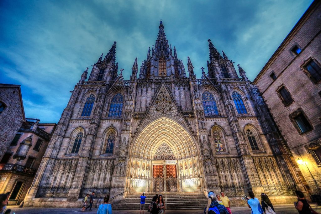 Splendid Cathedral of Barcelona - top 10 places to see in Barcelona, Spain