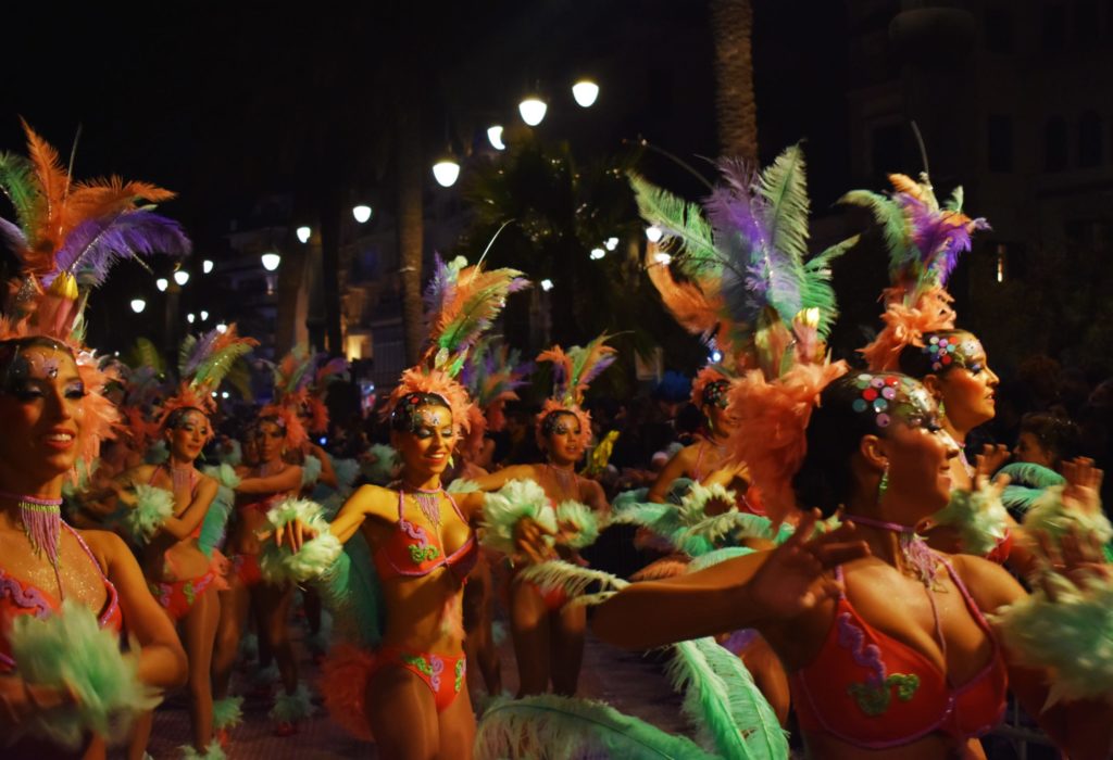 Hot rhythms of Sitges Carnival