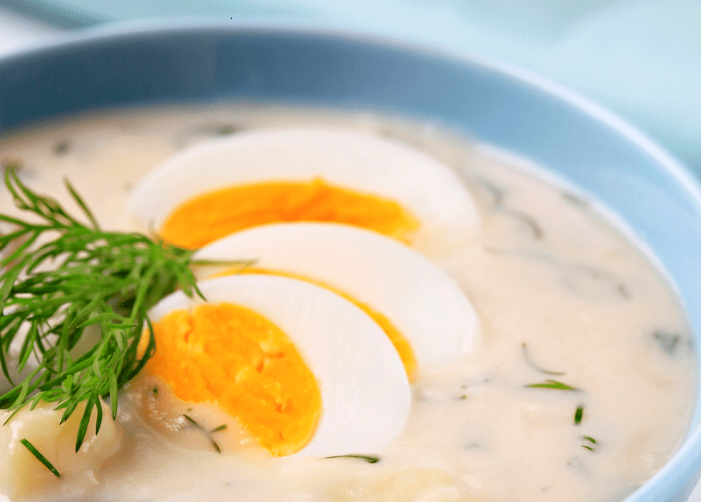 Koprovka - Salsa de Eneldo con huevos y patatas