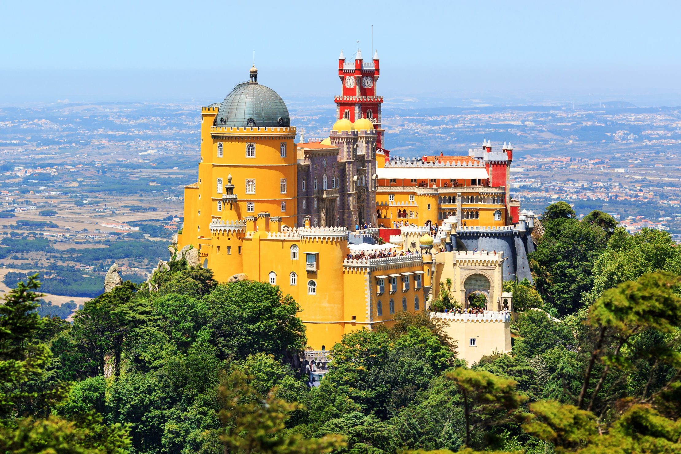 El Palacio de Pena en Sintra te impresionara